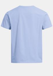 Shirt V-Neck hellblau