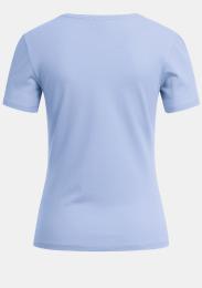 Damenshirt V-Neck hellblau