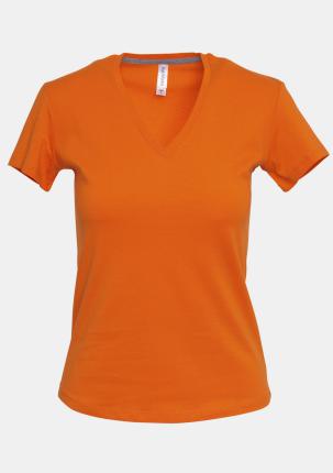 3K381235 - Damen V-Ausschnitt T-Shirt
