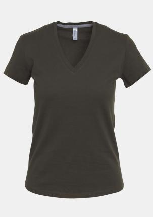 3K381555 - Damen V-Ausschnitt T-Shirt