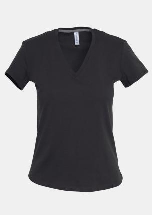 3K381670 - Damen V-Ausschnitt T-Shirt