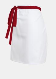 Schürze Weiss/Swiss Red