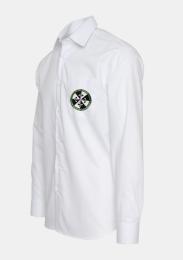 Herrenhemd mit Logo Kurzgestellt