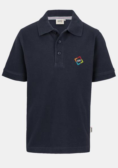 0ISK40001 - Kinderpolo Kurzarm Tinte mit Schullogo