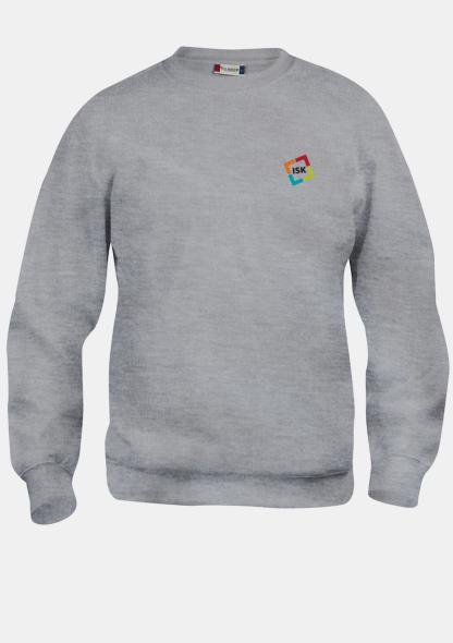 1ISK02103001 - Sweater Grau mit Schullogo