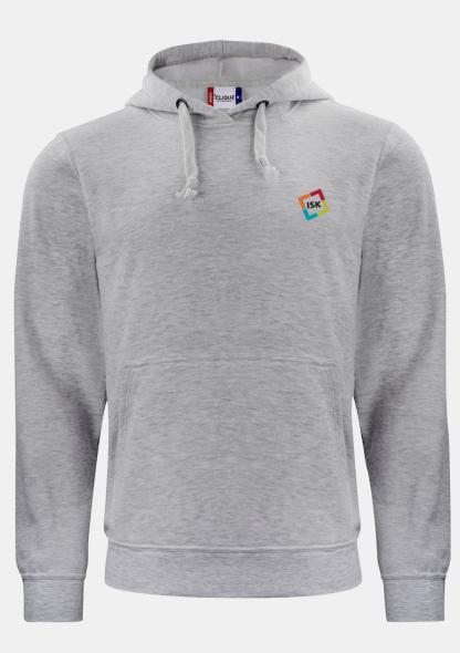 1ISK02103101 - Kapuzensweater Grau mit Schullogo