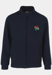 Sweatjacke Navy mit Schullogo