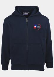 Kinder Kapuzensweatjacke mit Logo