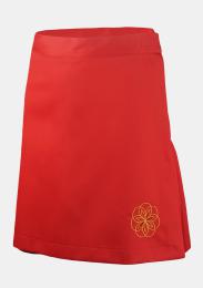 Skort red with Logo