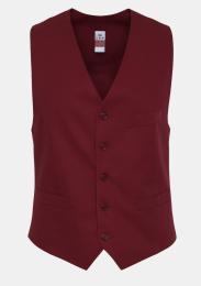 Herrengilet Cherry Kurzgestellt