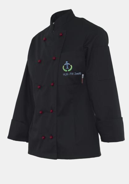 1ZDKJW0101 - Damenkochjacke mit Schullogo