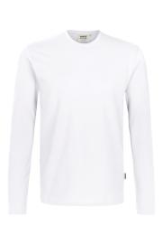 Langarm T-Shirt Weiß