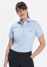 Bluse Pilot hellblau