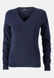 Damen V-Ausschnitt Pullover