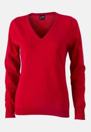 Damen V-Ausschnitt Pullover