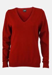 Damen V-Ausschnitt Pullover