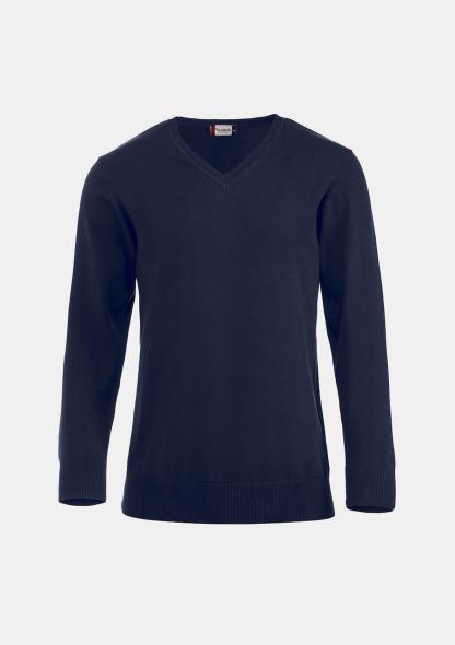 3021174580 - Pullover mit V-Ausschnitt navy