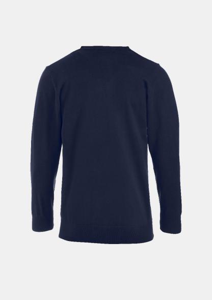 3021174580 - Pullover mit V-Ausschnitt navy