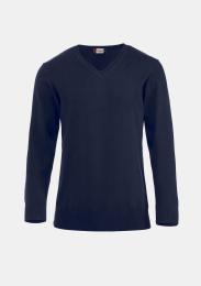 Damen Pullover mit V-Ausschnitt navy