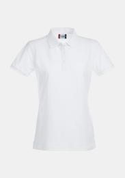 Damen Polo Stretch weiß