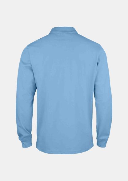 302824557 - Polo Langarm Lincoln hellblau