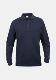 Polo Langarm Lincoln navy