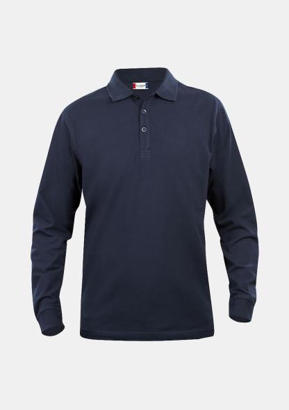 3028245580 - Polo Langarm Lincoln navy