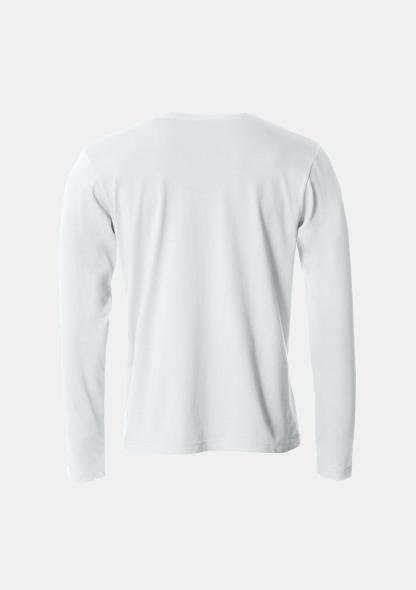 302903300 - Shirt Langarm Basic weiß
