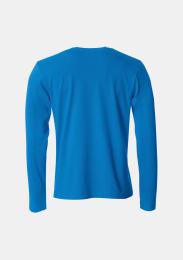 Shirt Langarm Basic royalblau