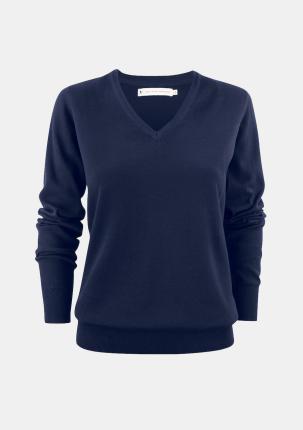 32122505600 - Damenpullover V-Neck navy