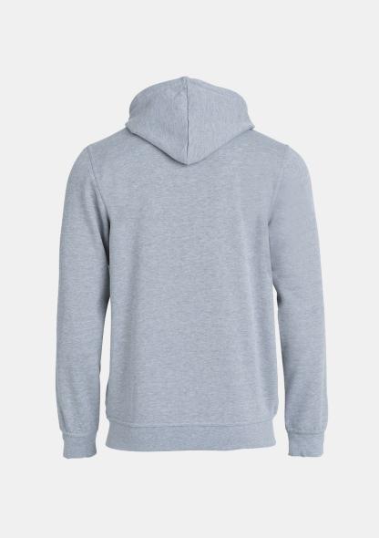 302103495 - Kapuzen Sweatjacke graumeliert