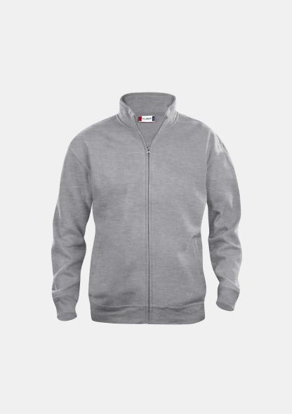 302103895 - Sweatjacke Basic graumeliert