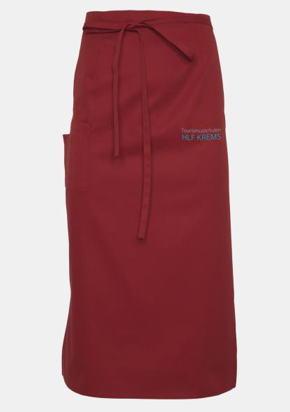 1KBSW8501 - Bistroschürze mit Logo und Tasche