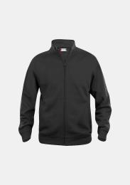 Sweatjacke Basic schwarz