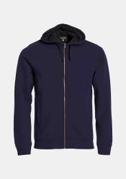 Sweatjacke mit Kapuze navy