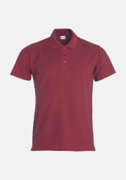 Polo Basic weinrot