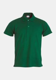 Polo Basic Flaschengrün