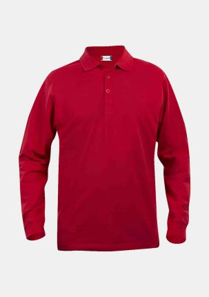 302824535 - Polo Langarm Lincoln rot