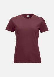 Damen T-Shirt New Classic weinrot