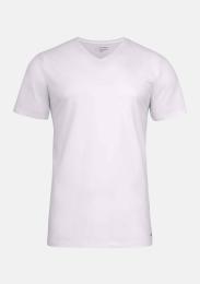 T-Shirt V-Neck weiss