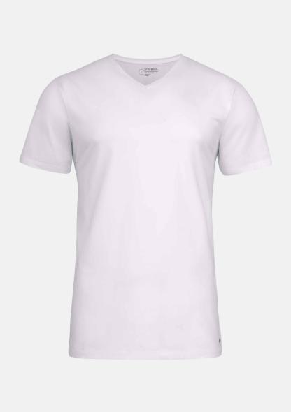 335340400 - T-Shirt V-Neck weiss