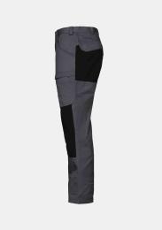 Stretch-Bundhose grau/schwarz