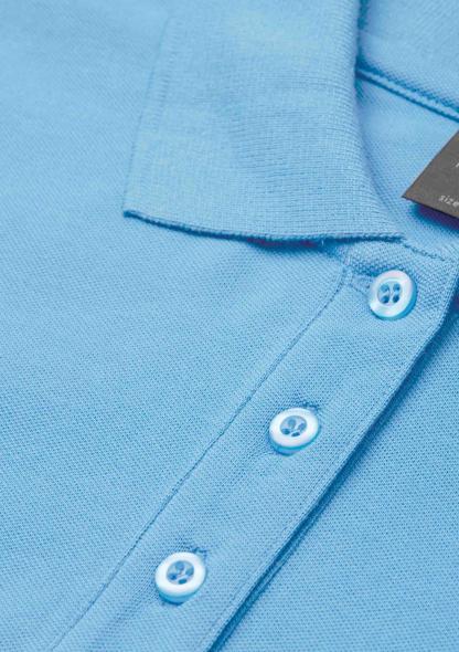 30527700 - Damenpolo Stretch hellblau