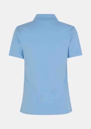 Damenpolo Stretch hellblau