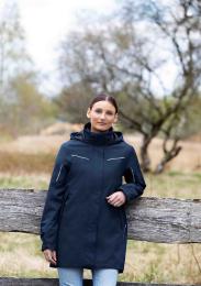 Damensoftshelljacke navy