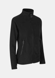 Damenfleecejacke schwarz