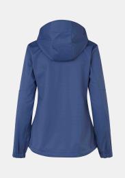 Damensoftshelljacke stormy blue