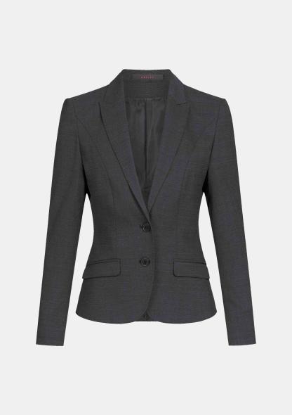 314262810010M - Damenjacke Slim Pinpoint-Schwarz