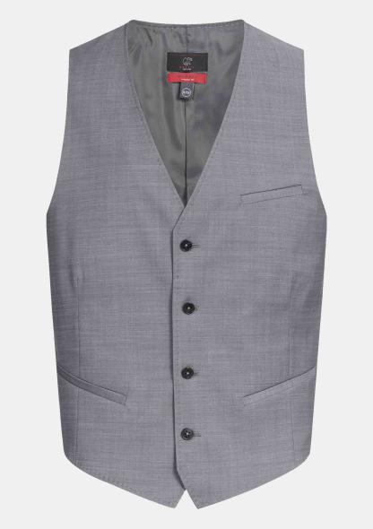 316142820014 - Herrengilet Regular Hellgrau