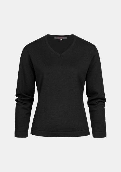 360505050010 - Damenpullover mit V-Ausschnitt